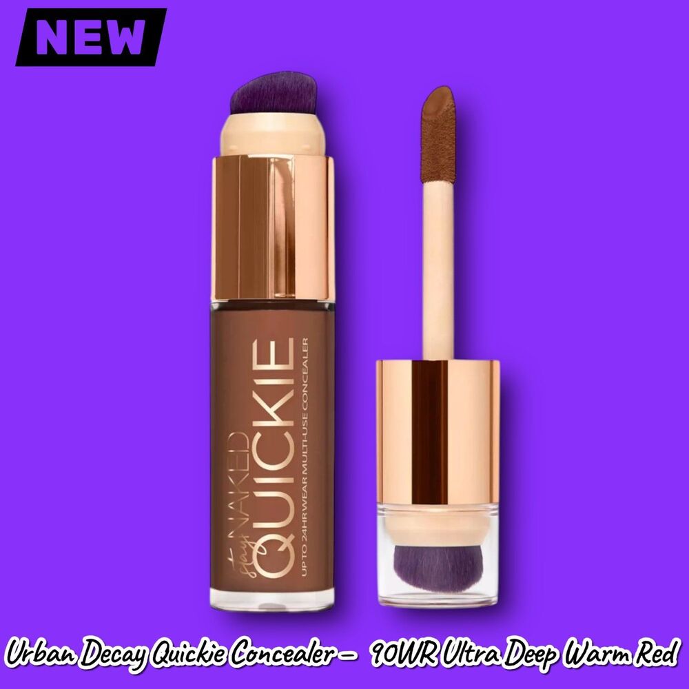 New NIB Urban Decay Quickie 24HR Waterproof Concealer – Shade 90WR Ultra Deep Wa